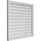 Ekena Millwork Vertical Surface Mount PVC Gable Vent w/ 2"W x 2"H , Brickmould Sill Frame, 36"W x 34"H GVPVE36X3403SN - alternate 3